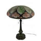 Antique Pairpoint ï¿½Venetianï¿½ reverse painted