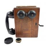 General Communications Oak Wall Telephone