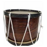 Wood and Rope Tension Snare Drum