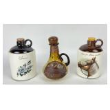 Vintage Jug Banks & Hand Blown Tequila Glass