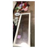 Mirrored Display Over Door Case, Dishware, Artific