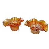 Marigold Carnival Glass Bowls