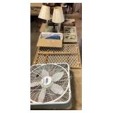 Lasko Box Fan, Lamps, Window Fan, Christmas Ribbon