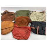 Leather, Knit, Fabric Handbags With Cul-De-Sac, Ni
