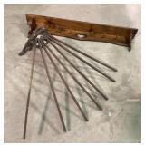 Perfection Clothes Drier With Wooden Peg Rack