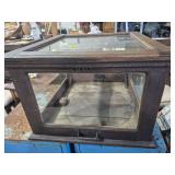 Rustic Wood & Glass Display Box - Unsure Of How