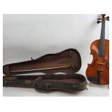 Stradivarius-Model Violin With Bow, Case