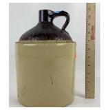 1 gallon two tone fern leaf pattern glazed