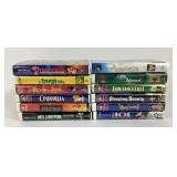 Disney VHS Tapes Pinocchio, Cinderella, Anastasia