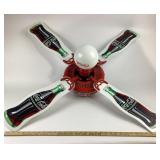 Coca-Cola Ceiling Fan With Bottle Blade Design