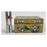 Antique Chinese cloisonne box, Qing Dynasty circa