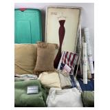 Home Decor, Fabric, Wall Art, American Flag