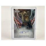 Topps Star Wars Mayor Mok Shaiz Autograph Trading