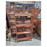 Wood 4 Shelf Units (3) 12 in. X 24 in. X 51 in. H