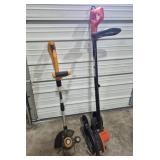 Back & Decker Electric Edger & Worx Battery Weed