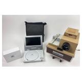 Argus 500 Slide Projector, Proton Portable DVD Pla