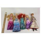 Disney Princess Dolls Ariel, Elsa, Anna +