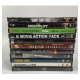 DVDs Featuring Serenity, Riddick, Wild West, Fredd