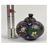 Antique Japanese cloisonne jar, Meiji Period 19th