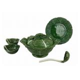 Portuguese Cabbage Leaf Serving Ware