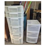 Sterlite 3 Drawer Plastic Storage On Wheels 12.5