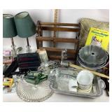 Home Decor, Kitchenware, Books, Lamps