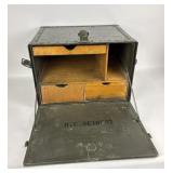 WWII US Army portable field desk administrative