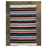 Southwestern Woven Striped Blanket 80x50