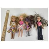Bratz Dolls with Outfits and Accessories