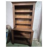 Rustic Pine Bookcase Cabinet 13 in. X 36 in. X 72