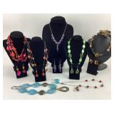 Matching Necklace and Earring Sets Costume Jewelry