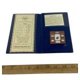 Certified Amethyst Gemstone With Case