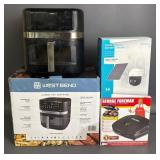 Dekco Solar Cameras in box, used air fryer, George