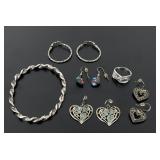 .925 SUN Stamped ring 4.48g TW Size 9, missing