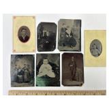 TinType Photos of Babies, Families and children