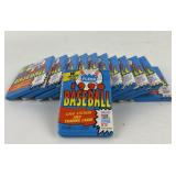12 1990 Baseball Trading Card Packs