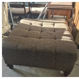 Footstool Brown 32 in. X 32 in. X 18 in. H