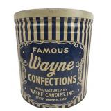 Wayne Confections Candy Tin with Striped Design