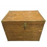 Wood Storage Chest 16 in. X 22 in. X 16 in. H