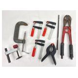 Metalworking Clamps, Bolt Cutter, Drill Bit