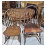 Windsor Slat-Back Rocking Chair & Side Chair