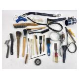 Brushes, Hose Clamps, Tools, Caulking Gun