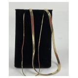 2 Gold Toned Necklaces