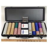 Slowplay Poker Chip Set & Black Metal Case