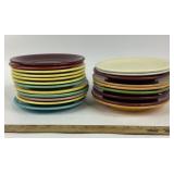 Fiesta 7 Inch Plates in Assorted Colors