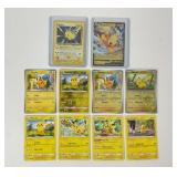 10 Pokï¿½mon Pikachu cards