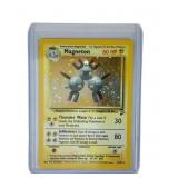 Pokï¿½mon vintage holographic Magneton trading card