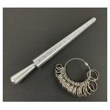 Ring sizing stick