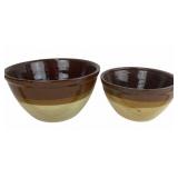 Glazed Stoneware Mixing Bowls