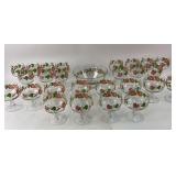 Franciscan Glassware With Floral Design